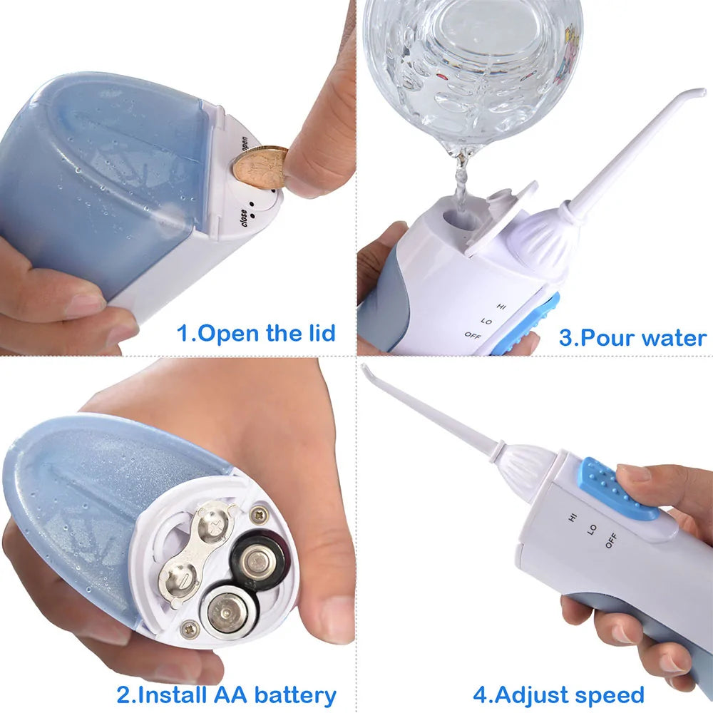 Portable Oral Irrigator Water Flosser